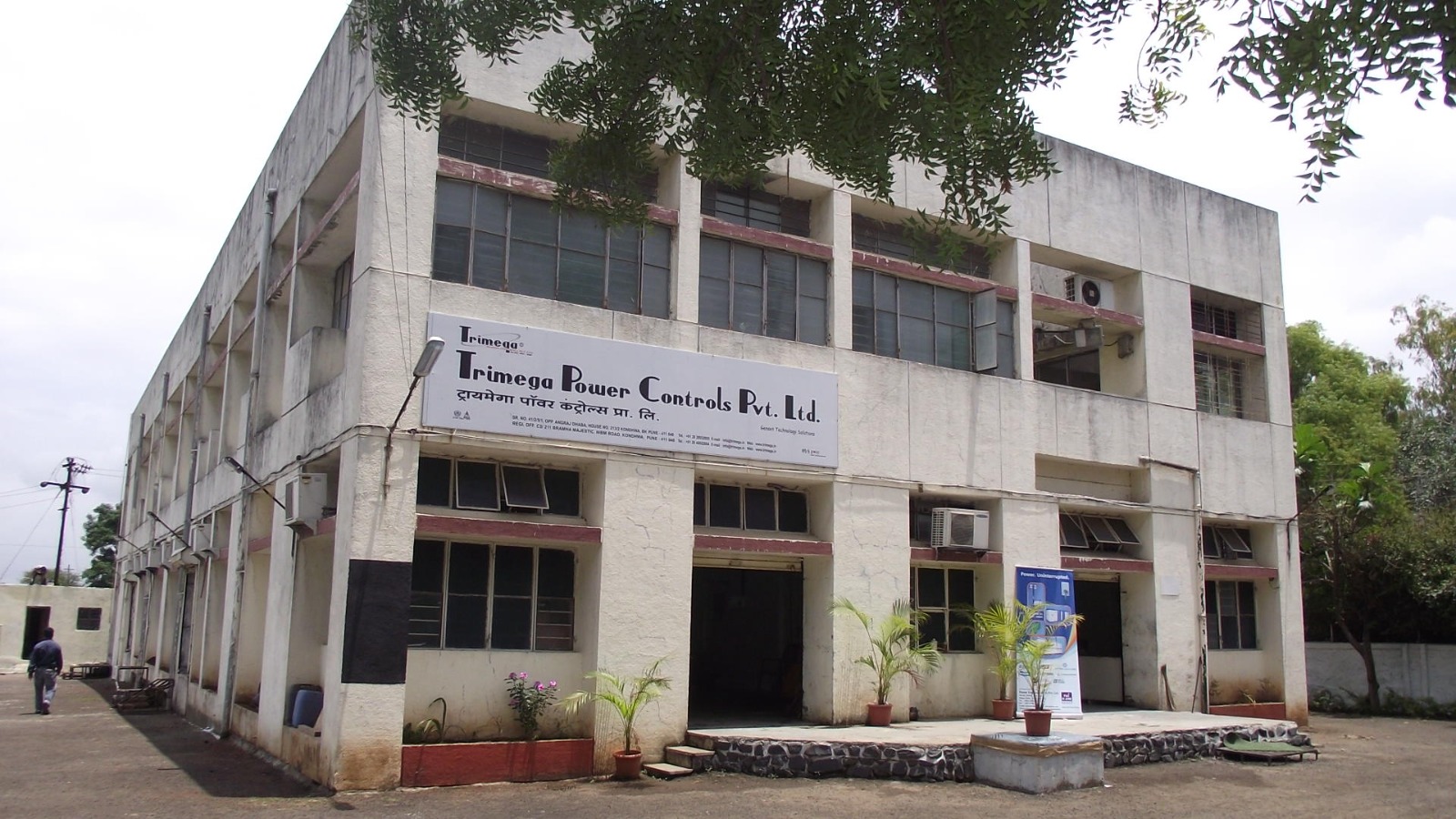 Trimega Power Controls factory building in Pune
