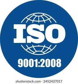 ISO 9001:2008 certification badge